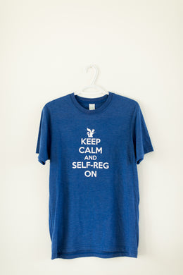 Shanker Self-Reg Premium Bamboo Cotton Keep Calm and Self-Reg On T Shirt